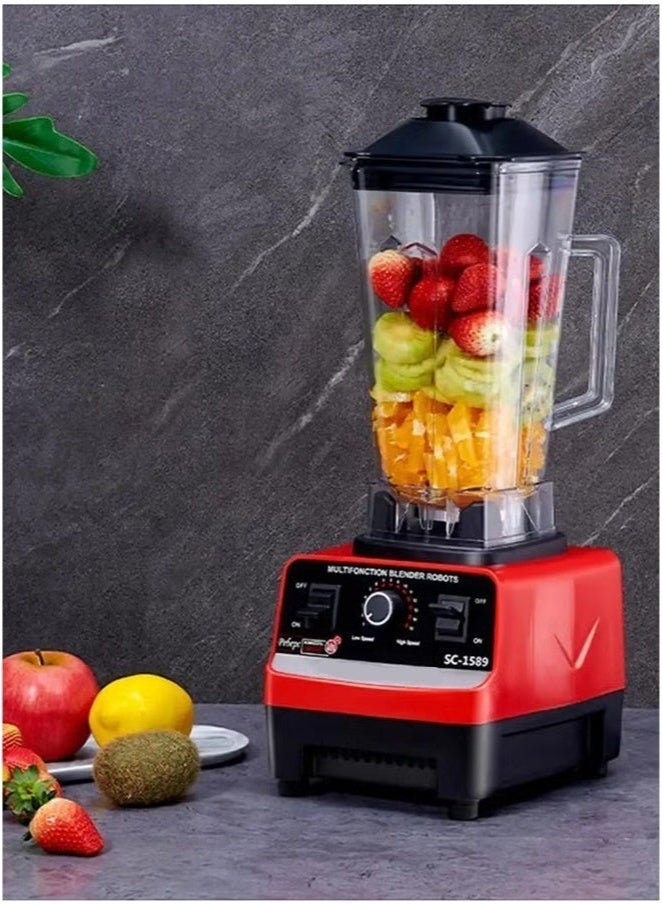 Digital 2-in-1 Electric Blender with Multifunctional Grain Mill, 2L Capacity - Image 3